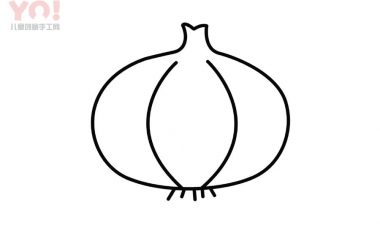 大蒜简笔画画法-优优资源