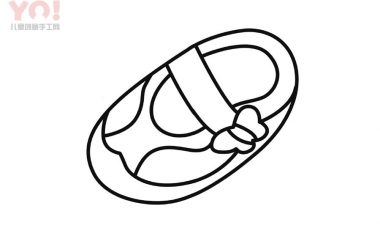鞋子简笔画画法-优优资源