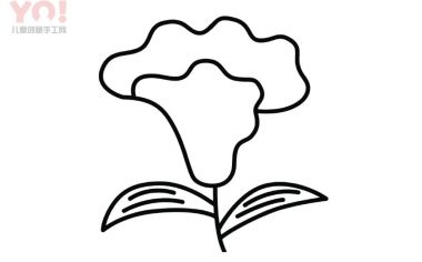 鸡冠花简笔画画法-优优资源