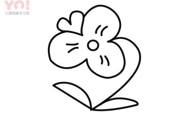 小花简笔画画法-优优资源