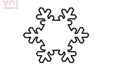 雪花简笔画画法-优优资源