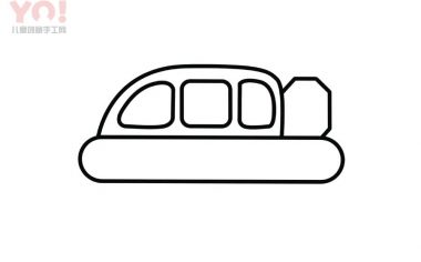 汽艇简笔画画法-优优资源