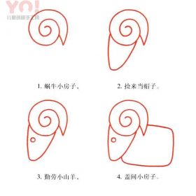 山羊简笔画的画法-优优资源