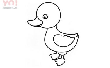 鸭子简笔画画法-优优资源