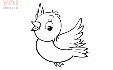 小鸟简笔画画法-优优资源