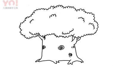 大榕树简笔画画法-优优资源