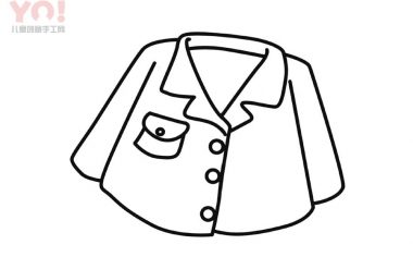 大衣简笔画画法-优优资源