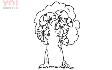 大树简笔画画法-优优资源