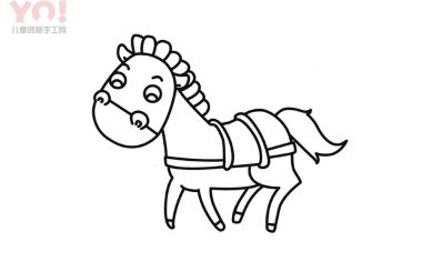 小马简笔画画法-优优资源