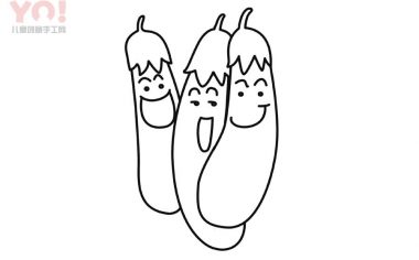 茄子简笔画画法-优优资源