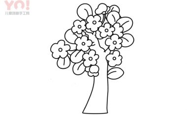 桃树简笔画画法-优优资源