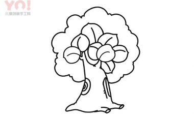 大树简笔画画法-优优资源