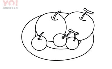 果盘简笔画画法-优优资源