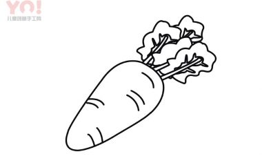 胡萝卜简笔画画法-优优资源