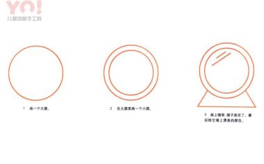 镜子简笔画画法-优优资源