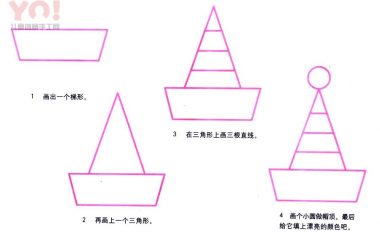 小丑帽简笔画画法-优优资源