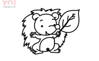 刺猬简笔画画法-优优资源