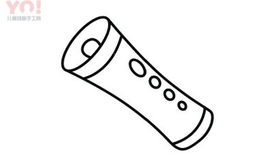 手电筒简笔画画法-优优资源