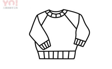 毛衣简笔画画法-优优资源