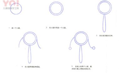 拨浪鼓简笔画画法-优优资源