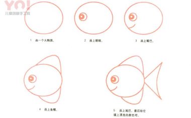 胖头鱼简笔画画法-优优资源