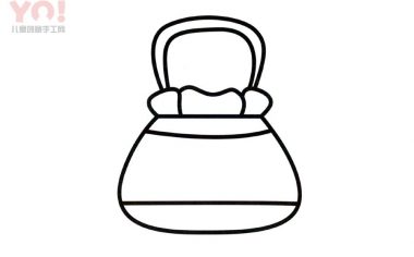 手提包简笔画画法-优优资源