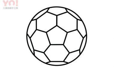 足球简笔画画法-优优资源