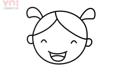 小女孩简笔画画法-优优资源