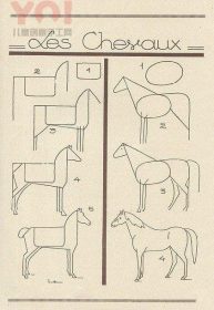 两种马儿简笔画的画法-优优资源