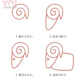 山羊简笔画的画法-优优资源