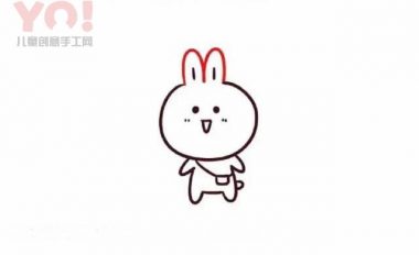 数字3简笔画卡通兔子的画法步骤-优优资源