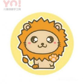 可爱的卡通小狮子简笔画图片教程-优优资源