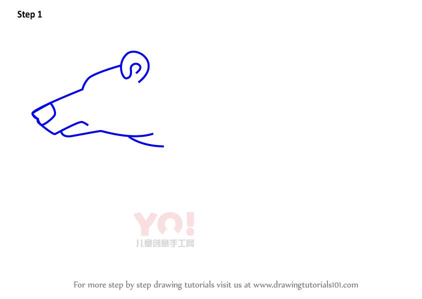 图片[2]-学习如何画一个卡通北极熊（卡通动物）-YO儿童创意手工网