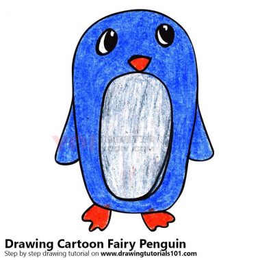 学习如何画一个卡通童话企鹅（卡通动物）-优优资源