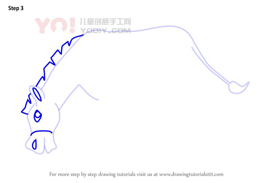 图片[4]-学习如何画一个卡通斑马（卡通动物）-YO儿童创意手工网