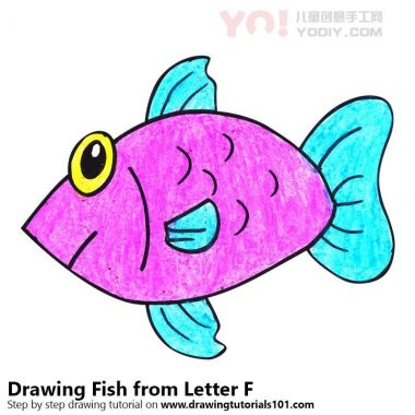 学习如何从字母f（带字母）的字母-优优资源