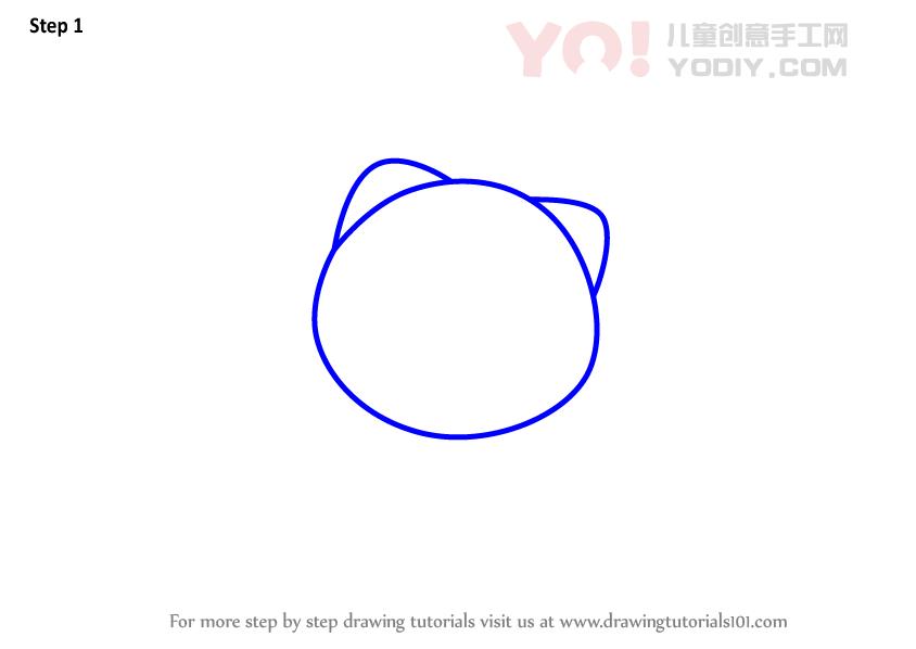 图片[2]-了解如何为孩子们画狮子面（儿童的动物面孔）-YO儿童创意手工网