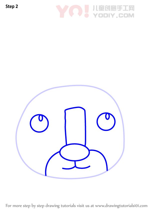 图片[3]-学习如何为孩子们绘制蒲式党脸（儿童的动物面孔）-YO儿童创意手工网