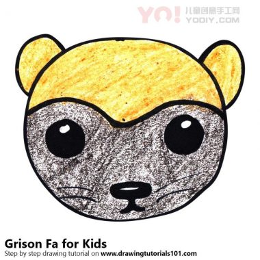 学习如何为孩子们画一个玉米粉面（儿童脸部）-优优资源