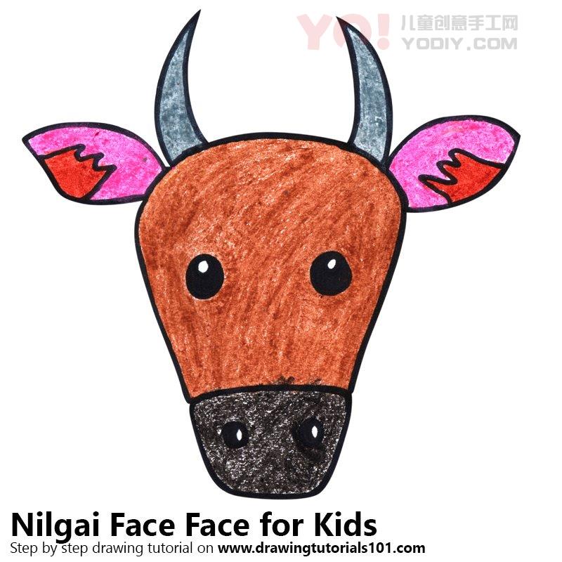 图片[1]-学习如何为孩子们绘制尼尔加脸（儿童脸部）-YO儿童创意手工网