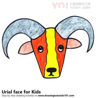 学习如何为孩子们绘制尿脸（儿童脸部）-优优资源