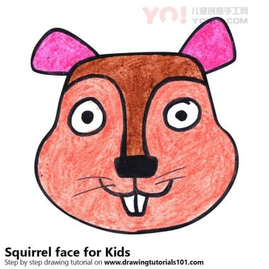 了解如何为孩子们画一脸脸（儿童脸部）-优优资源