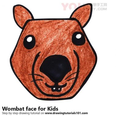 学习如何为孩子们绘制袋子面孔（儿童的动物面孔）-优优资源