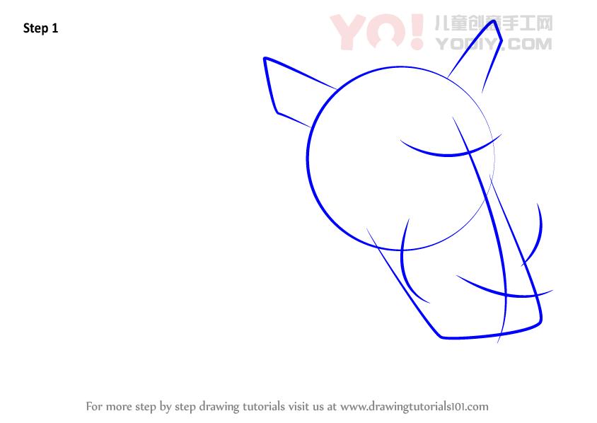 图片[2]-学习如何为孩子们绘制野猪（儿童动物）-YO儿童创意手工网