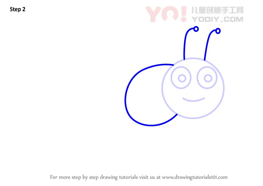 图片[3]-学习如何为孩子绘制蚂蚁（儿童动物）-YO儿童创意手工网