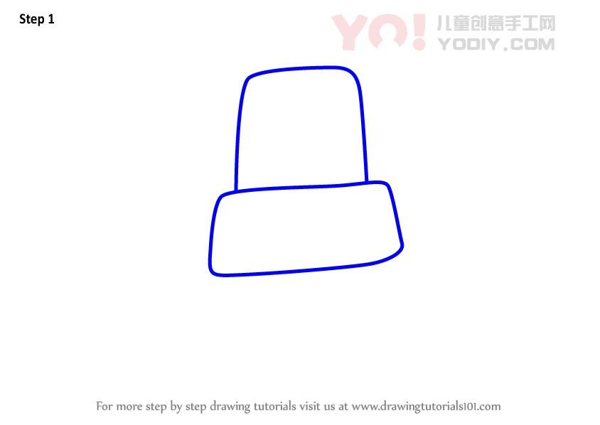 图片[2]-学习如何为孩子们绘制河马（儿童动物）-YO儿童创意手工网