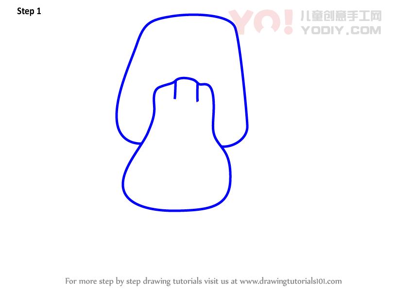 图片[2]-学习如何为孩子们绘制鸭嘴兽（儿童动物）-YO儿童创意手工网