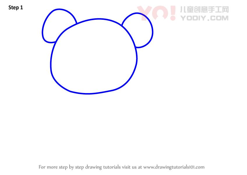 图片[2]-学习如何为孩子们绘制水獭（儿童动物）-YO儿童创意手工网
