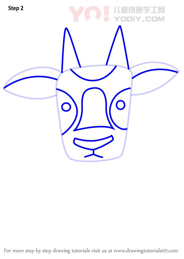 图片[3]-学习如何为孩子绘制oryx（儿童动物）-YO儿童创意手工网