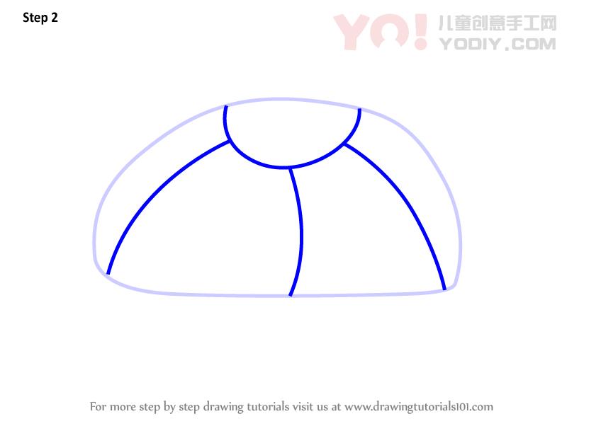 图片[3]-学习如何为孩子们画一只乌龟（儿童动物）-YO儿童创意手工网